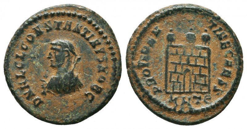 Constantinus II . AE Follis 326-328 AD.

Condition: Very Fine

Weight: 2.9 g...