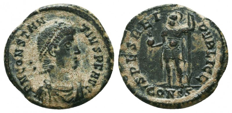 Constantius II (337-361), Nummus, 

Condition: Very Fine

Weight: 1.9 gr
Di...