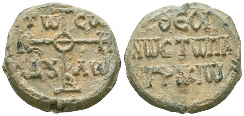 Byzantine Lead Seals, 7th - 13th Centuries

Condition: Very Fine

Weight: 19...