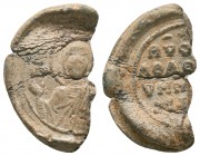 Byzantine Lead Seals, 7th - 13th Centuries

Condition: Very Fine

Weight: 4.6 gr
Diameter: 23 mm