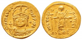 Maurice Tiberius, 582-602. Solidus

Condition: Very Fine

Weight: 4.0 gr
Diameter: 21 mm