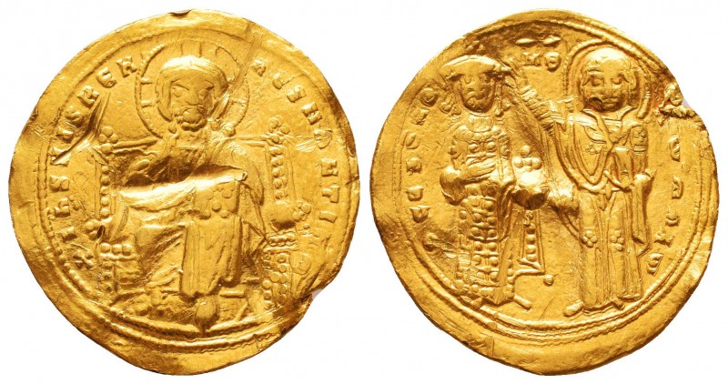 Constantin X, histamenon nomisma (scyphate), Constantinople, 1059-1067

Condit...