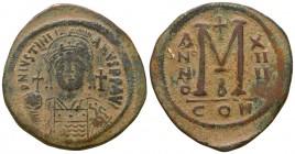 Byzantine Coins Ae, Justinian I. AE Follis, 527-565 AD.

Condition: Very Fine

Weight: 22.6 gr
Diameter: 38 mm