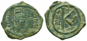 Byzantine Coins Ae, Justinian I. AE Follis, 527-565 AD.

Condition: Very Fine

Weight: 5.7 gr
Diameter: 24 mm