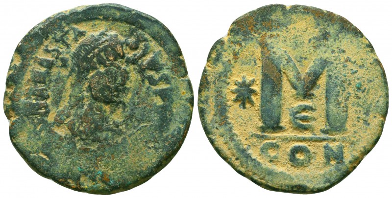 Byzantine Coins Ae, Justinian I. AE Follis, 527-565 AD.

Condition: Very Fine...