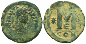 Byzantine Coins Ae, Justinian I. AE Follis, 527-565 AD.

Condition: Very Fine

Weight: 17.7 gr
Diameter: 33 mm