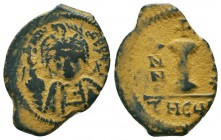Byzantine Coins Ae, Maurice Tiberius. A.D. 582-602. AE 

Condition: Very Fine

Weight: 2.9 gr
Diameter: 22 mm