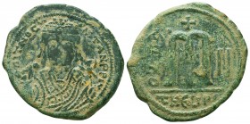 Byzantine Coins Ae, Maurice Tiberius. A.D. 582-602. AE 

Condition: Very Fine

Weight: 12.2 gr
Diameter: 32 mm