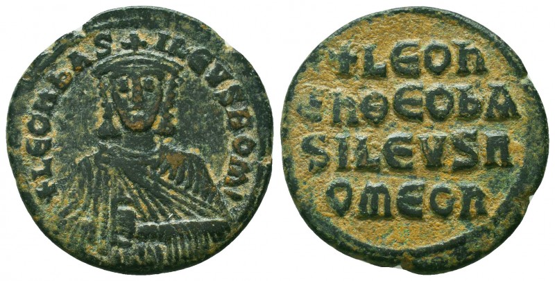 Byzantine Coins Ae,

Condition: Very Fine

Weight: 6.8 gr
Diameter: 25 mm