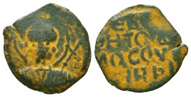 Crusaders Coins Ae, Circa, 1095 - 1271 AD,

Condition: Very Fine

Weight: 2.3 gr
Diameter: 17 mm