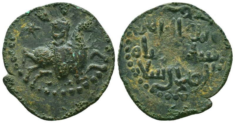 Islamic Bronze Coins, Ae,

Condition: Very Fine

Weight: 6.6 gr
Diameter: 3...