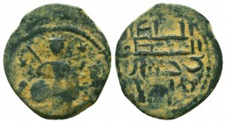Islamic Bronze Coins, Ae,

Condition: Very Fine

Weight: 3.3 gr
Diameter: 20 mm