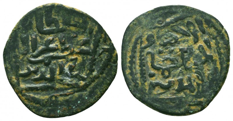 Islamic Bronze Coins, Ae,

Condition: Very Fine

Weight: 3.1 gr
Diameter: 2...