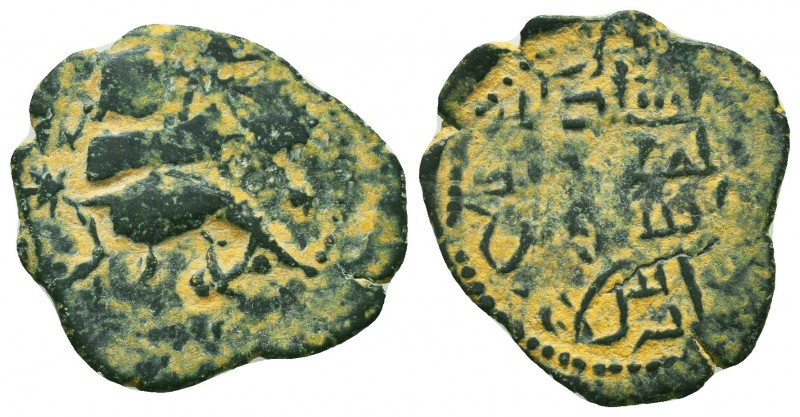Islamic Bronze Coins, Ae,

Condition: Very Fine

Weight: 2.0 gr
Diameter: 2...