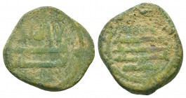 Islamic Bronze Coins, Ae,

Condition: Very Fine

Weight: 3.5 gr
Diameter: 16 mm