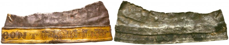 Ancient Roman Gold Plated Silver Sheet with inscription on!!!

Condition: Very...