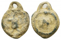 Byzantine Talismatic Lead Seal!

Condition: Very Fine

Weight: 5.2 gr
Diameter: 42 mm