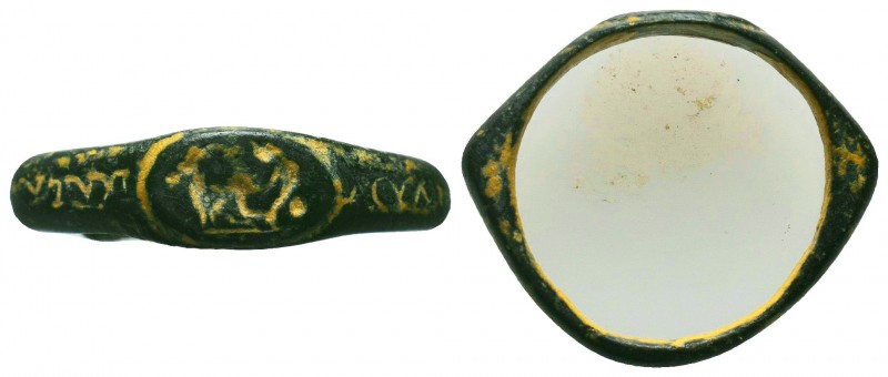 Ancient Roman Ring - 1st - 3rd C. AD.

Condition: Very Fine

Weight: 6.8 gr...