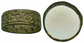 Ancient Roman Ring - 1st - 3rd C. AD.

Condition: Very Fine

Weight: 5.9 gr
Diameter: 20 mm