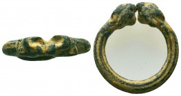 Ancient Roman Ring - 1st - 3rd C. AD.

Condition: Very Fine

Weight: 3.8 gr
Diameter: 22 mm