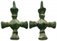 Byzantine Cross Pendant, 

Condition: Very Fine

Weight: 15.5 gr
Diameter: 29 mm