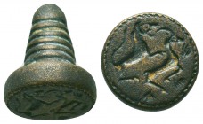 Byzantine Stamp Seal !!!

Condition: Very Fine

Weight: 22 gr
Diameter:32 mm