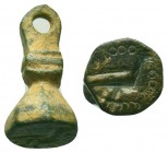 Byzantine Stamp Seal !!!

Condition: Very Fine

Weight: 17.6 gr
Diameter: 31 mm