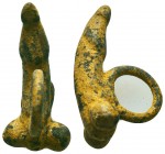 Ancient Roman Phallic Pendant!

Condition: Very Fine

Weight: 21.4 gr
Diameter: 25 mm