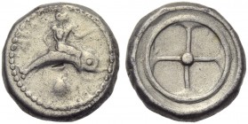 Apulia, Tarentum, Nomos, c. 500-480 BC