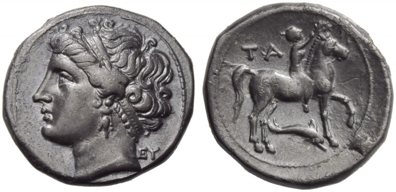 Apulia, Tarentum (Campano-Tarentine coinage), Didrachm, c. 281-228 BC; AR (g 7,2...