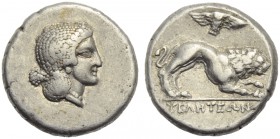 Lucania, Velia, Didrachm, c. 400-340 BC