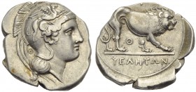 Lucania, Velia, Didrachm, c. 340-334 BC