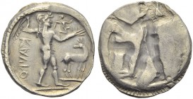Bruttium, Caulonia, Stater, c. 500-480 BC