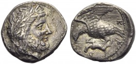 Bruttium, Lokroi Epizephyrioi, Stater, c. 400-350 BC