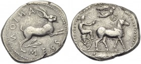 Sicily, Messana, Tetradrachm, c. 450-439 BC