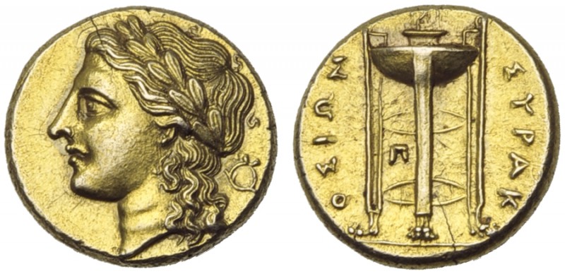 Sicily, Syracuse, Agathokles (317-289), Half Stater, c. 310-304 BC; EL (g 3,61; ...