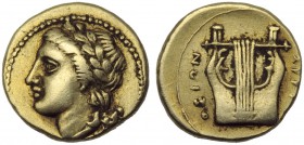 Sicily, Syracuse, Agathokles (317-289), Quarter Stater, c. 306-305 BC