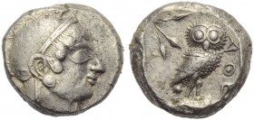 Attica, Athens, Tetradrachm, c. 500-480 BC