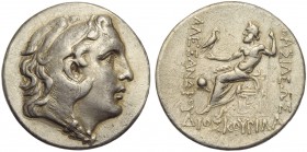 Kings of Macedonia, Alexander III (336-323, and posthumous issues), Mesembria, Tetradrachm struck in the name of magistrate Dioskouridas, c. 225-175 B...