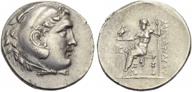 Kings of Macedonia, Alexander III (336-323, and posthumous issues), Perge, Tetradrachm, c. 205-204 BC