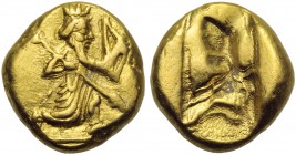 Achaemenid kings of Persia, Darius I to Xerses II, Sardes, Daric of Lydo-Milesian standard, c. 485-420 BC