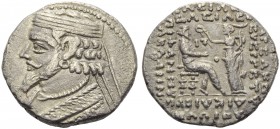 Phraataces (2 BC - AD 4), Tetradrachm, Seleukeia on the Tigris, July 2 BC