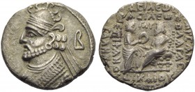 Vologases III (105-147), Tetradrachm, Seleukeia on the Tigris, January AD 121