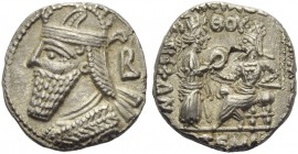 Vologases IV (147-191), Tetradrachm, Seleukeia on the Tigris, AD 167