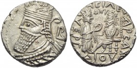 Vologases IV (147-191), Tetradrachm, Seleukeia on the Tigris, October AD 172