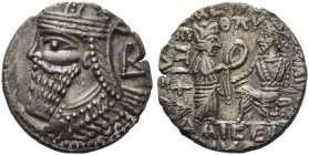 Vologases IV (147-191), Tetradrachm, Seleukeia on the Tigris, May AD 177