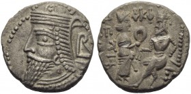 Vologases VI (208-228), Tetradrachm, Seleukeia on the Tigris, AD 209