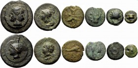 Box set of a complete cast bronze series, Rome, 4th century BC