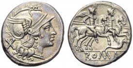 First cornucopiae series, Denarius, Rome, 207 BC