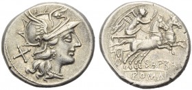 Spurius Afranius, Denarius, Rome, 150 BC